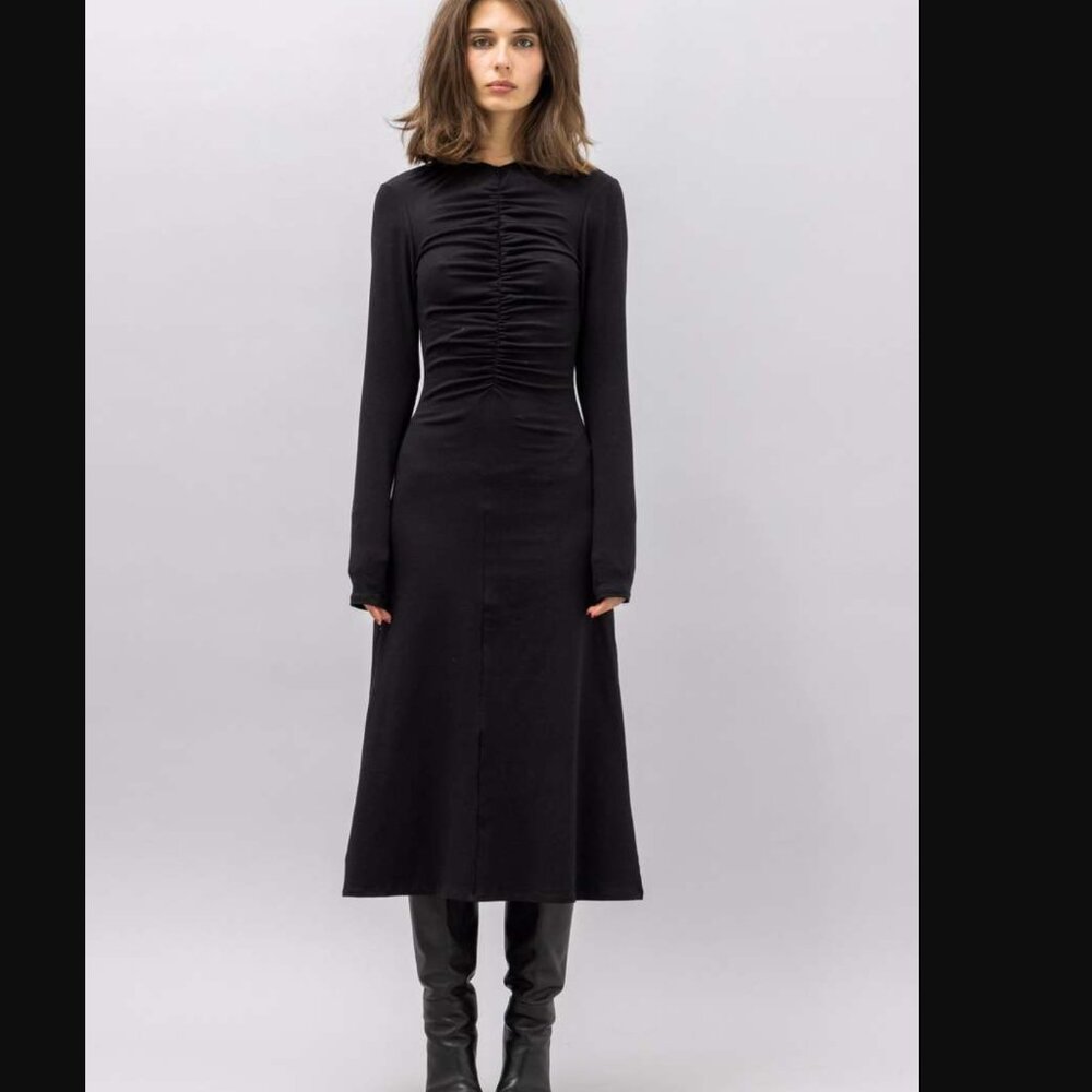 Toit Volant Totty Dress in Navy Blue